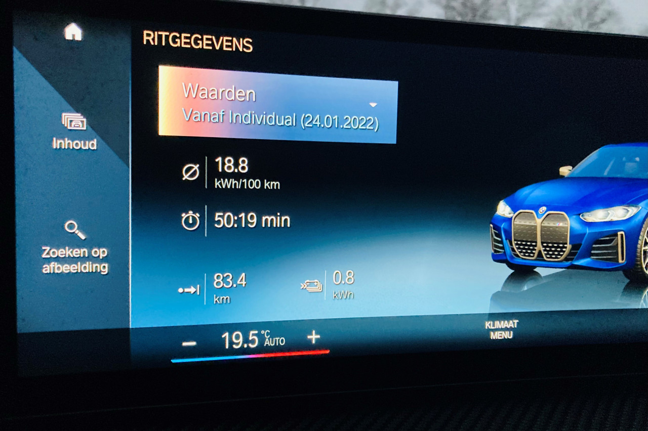 BMW i4: range measured at 100 km/h and 130 km/h