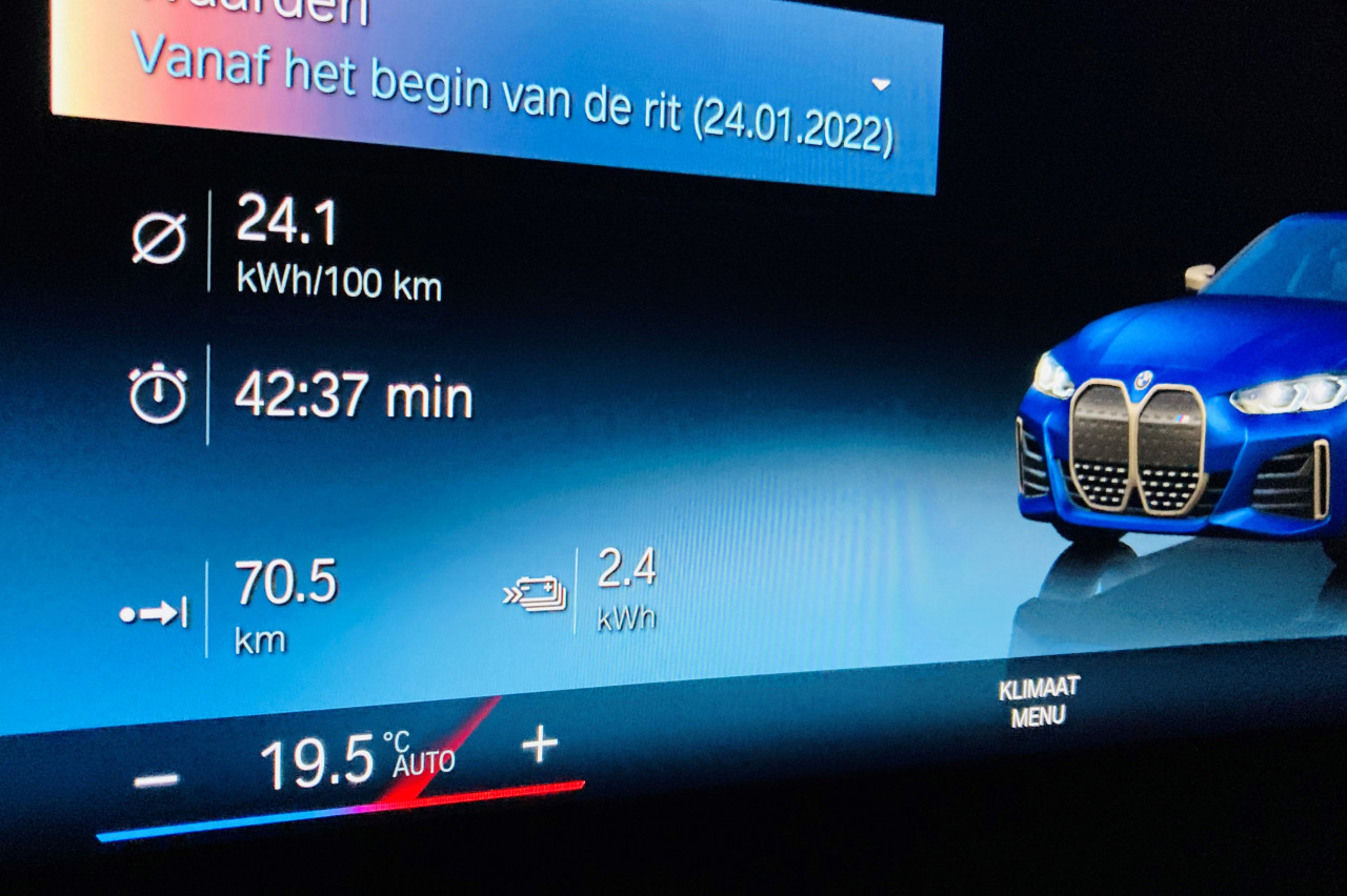 BMW i4: range measured at 100 km/h and 130 km/h