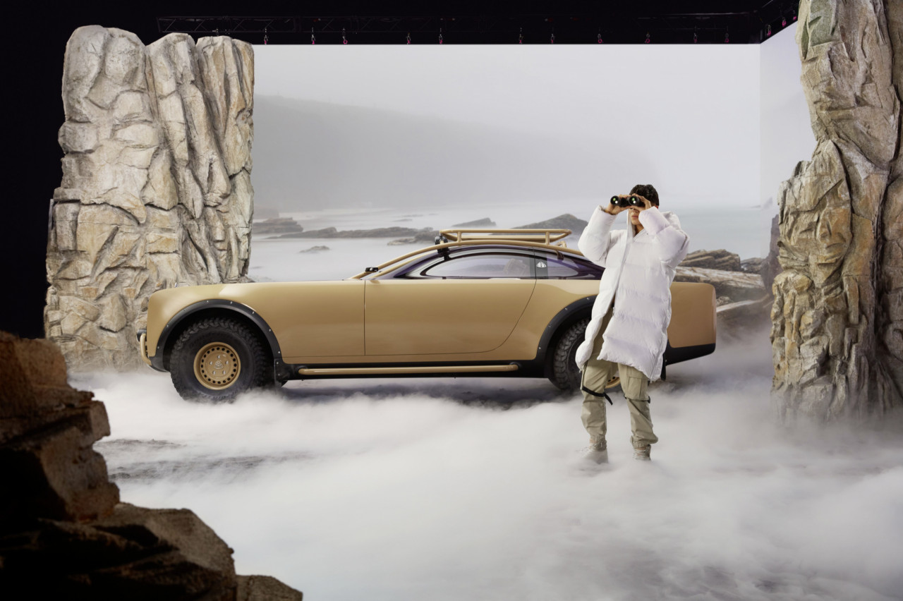 Into the jungle with a Maybach?  You can with this Project Maybach in Camel Trophy colors