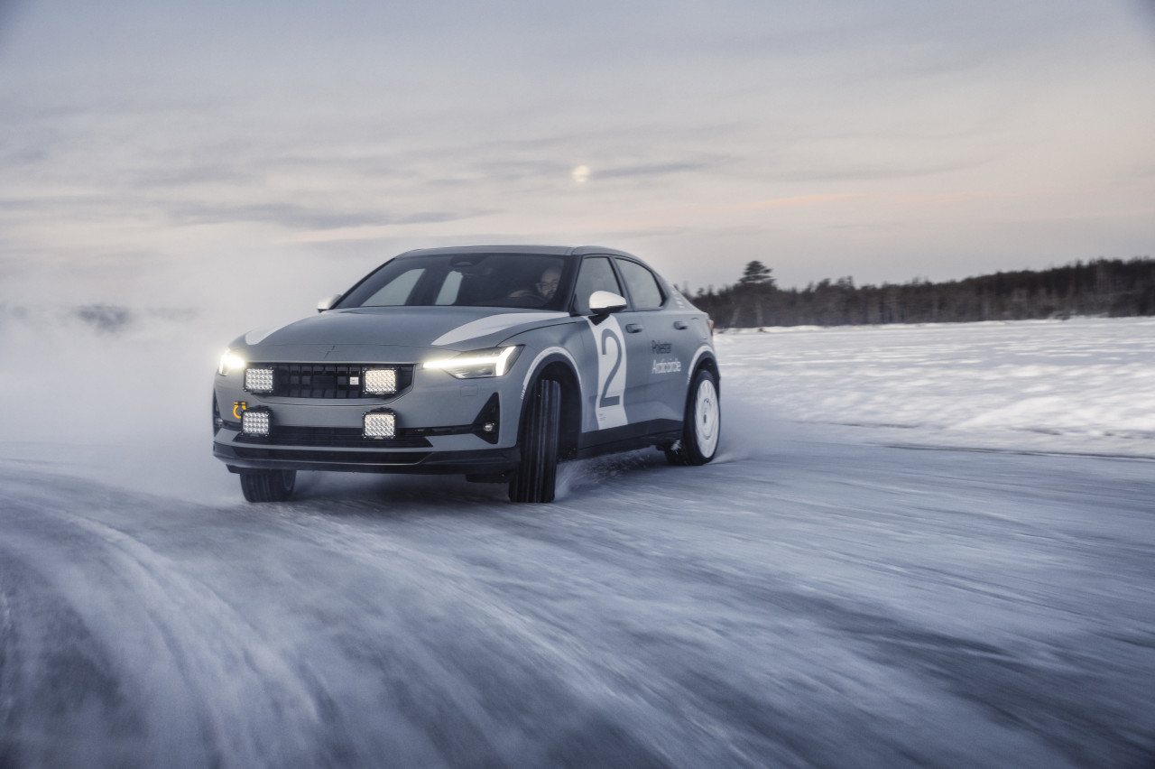 In the mood for endless winter fun?  Then this Polestar 2 Arctic Circle is for you