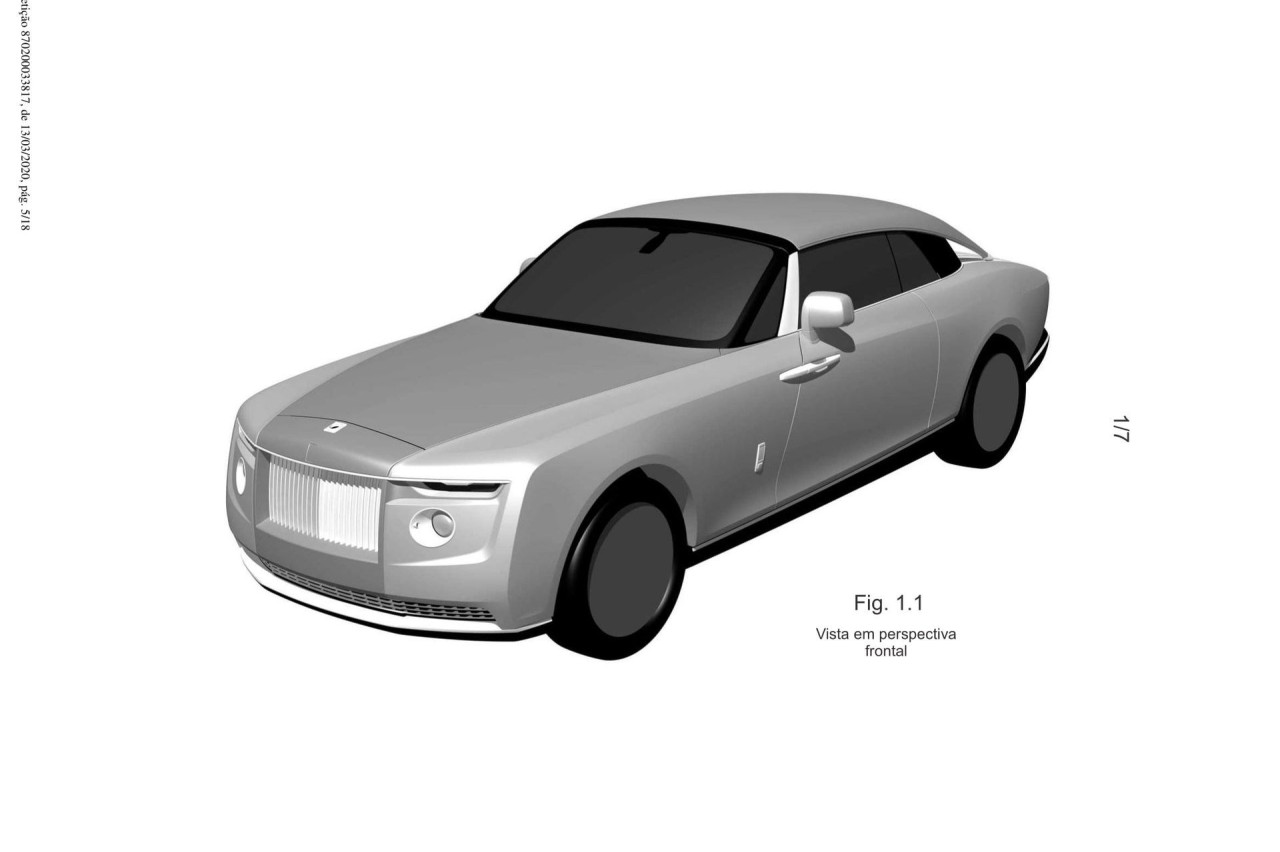 Patenttekeningen: Rolls-Royce komt met deze unieke Phantom Coupé