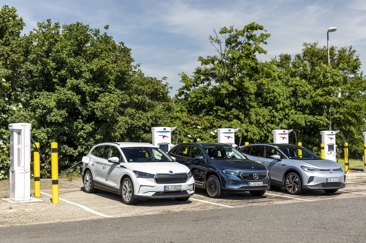 Test electric SUVs: Mercedes EQA gets 'packing' lesson from Skoda Enyaq iV and Volkswagen ID.4