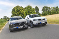 Benzine vs. elektrisch: test Mazda CX-30 - Mazda MX-30