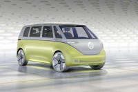 Je kunt de Volkswagen ID. BUZZ (2022) in Amsterdam bekijken