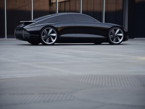 De Hyundai Prophecy is een futuristische Porsche Taycan