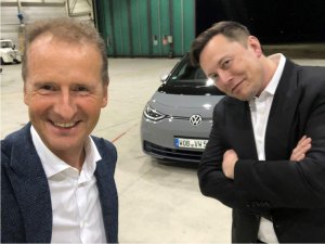 Tesla-topman Elon Musk geeft Volkswagen ID.3 een onpliment
