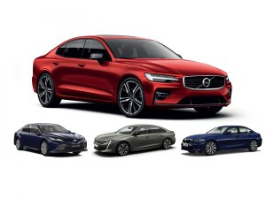 Prijsvergelijking: Volvo S60 vs Toyota Camry, Peugeot 508 en BMW 3-serie