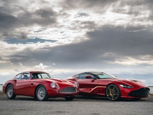De Aston Martin DB4 GT Zagato en DBS GT Zagato zijn een zetje