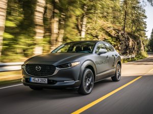 Wat is er opvallend aan de elektrische Mazda e-TPV?