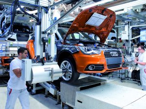 Europese autoproductie op zijn gat