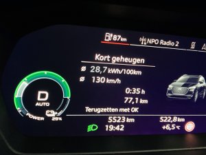 Audi Q4 E-Tron: actieradius gemeten bij 100 en 130 km/h
