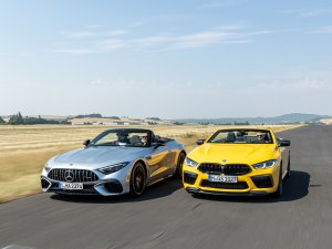 Test BMW M8 Cabrio & Mercedes-AMG SL 63 4Matic+ - wat is de allerbeste Duitse cabriolet?
