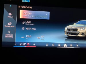 BMW i5: actieradius gemeten bij 100 en 130 km/h