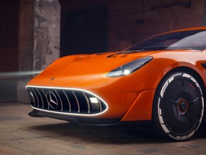 Mercedes-AMG Concept GT XX knalt heftige toekomst binnen - met vette knipoog naar vroeger