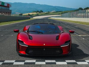De nieuwe Ferrari Daytona SP3 is klaar om nooit gebruikt te worden