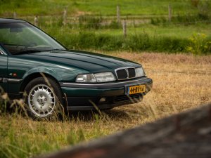 De oude Rover van Vincent heeft oerdegelijke techniek, toch zei hij ineens 'poef'