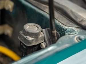 De oude Rover van Vincent heeft oerdegelijke techniek, toch zei hij ineens 'poef'