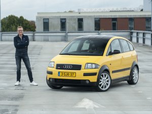 Hans Jan over zijn Audi A2: "Iemand vroeg me waarom ik zo'n spuuglelijke auto had gekocht"