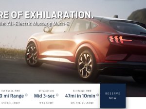 De elektrische Ford Mustang Mach-E is prematuur op het web beland