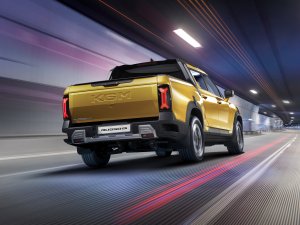 KGM Musso EV: elektrische pick-up met getemde Mad Max uitstraling
