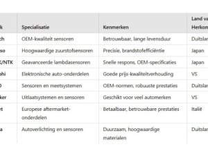 Vergelijking lambdasondes diesel- en benzinemotoren BMW 1-serie