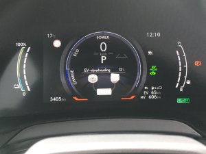 Lexus RX 450h actieradius in EV-mode getest bij 100 km/h