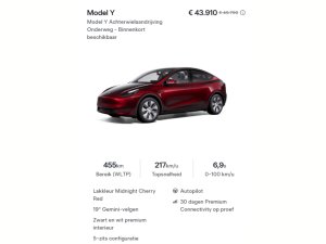 Subsidie gemist? Zo koop je de Tesla Model Y alsnog met duizenden euro’s korting