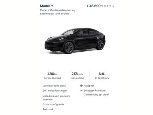 Subsidie gemist? Zo koop je de Tesla Model Y alsnog met duizenden euro’s korting