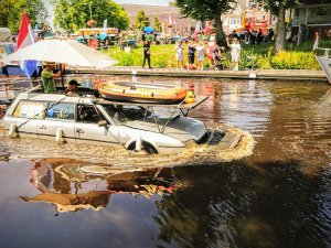 Een stad vol oude auto’s