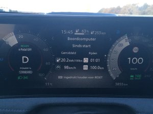 Nissan Ariya: actieradius gemeten bij 100 en 130 km/h