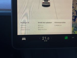 Tesla Model Y Long Range RWD: actieradius gemeten bij 100 en 130 km/h