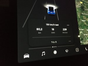 Tesla Model Y Long Range: actieradius gemeten bij 100 en 130 km/h