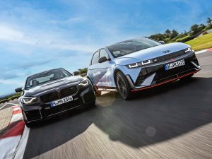 TEST: elektrische Hyundai Ioniq 5 N dolt brutale BMW M2 op 4 manieren