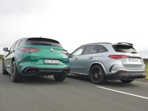 Test Mercedes-AMG GLC 63 vs. Alfa Romeo Stelvio: