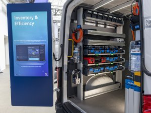 Deze Volkswagen Crafter weet straks zelf welke spullen in de laadruimte ontbreken