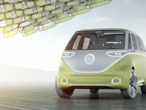 Je kunt de Volkswagen ID. BUZZ (2022) in Amsterdam bekijken