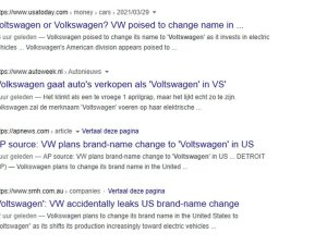 1 april, sjoemelsoftware in je bil! Wereldpers trapt in Voltswagen-grap van Volkswagen