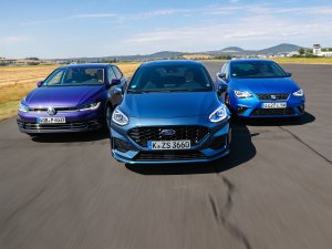 TEST - zo gaat de Ford Fiesta gaat strijdend ten onder tegen de Volkswagen Polo en Seat Ibiza