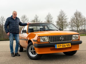 Wessel over zijn Opel Ascona B: ""Oorspronkelijk was hij roestbruin metallic, maar dat vond ik zo'n ou-welullenkleur"