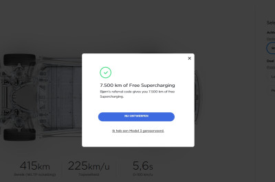 Tip: Gratis 12.000 Supercharger kilometers bij Tesla Model 3