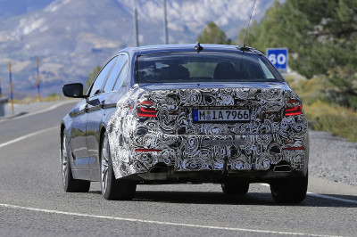 Spyshots: geen grote grille voor gefacelifte BMW 5-serie?