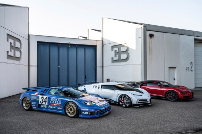 Bugatti Centodieci is sterker, maar langzamer dan een Chiron