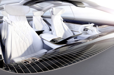 Mercedes luxe antwoord op de Tesla Model S: de Vision EQS