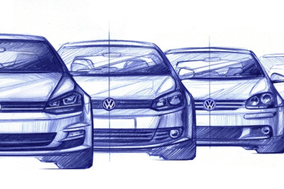 Wie houdt Volkswagen voor de gek met deze schetsen van de Golf 8?