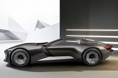 Die van de elektrische Audi Skysphere is 4,94 lang (maar kan uitschuiven)