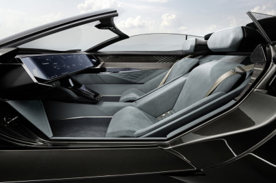 Die van de elektrische Audi Skysphere is 4,94 lang (maar kan uitschuiven)