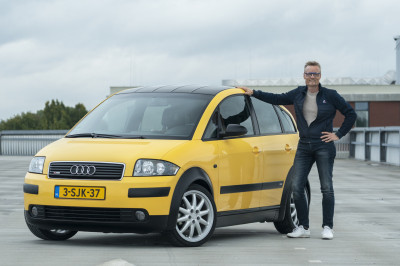 Hans Jan over zijn knalgele Audi: "Iemand vroeg me waarom ik zo'n spuuglelijke auto had gekocht"