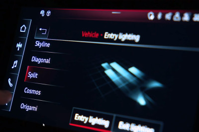 Digitale koplampen Audi e-tron Sportback kunnen zwart-witfilms projecteren