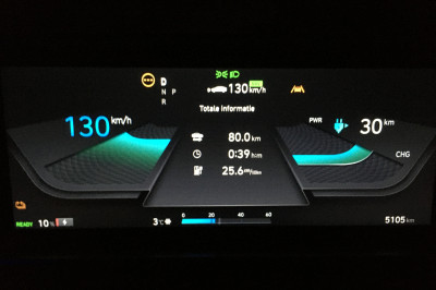 Hyundai Ioniq 6 actieradius gemeten bij 100 en 130 km/h