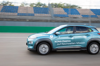Nee! De Hyundai Kona Electric haalt geen bereik van 1000 km